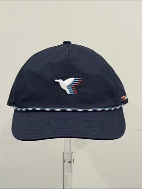 Birddogs Men's Navy Blue Performance Rope Hat Snapback Cap OS